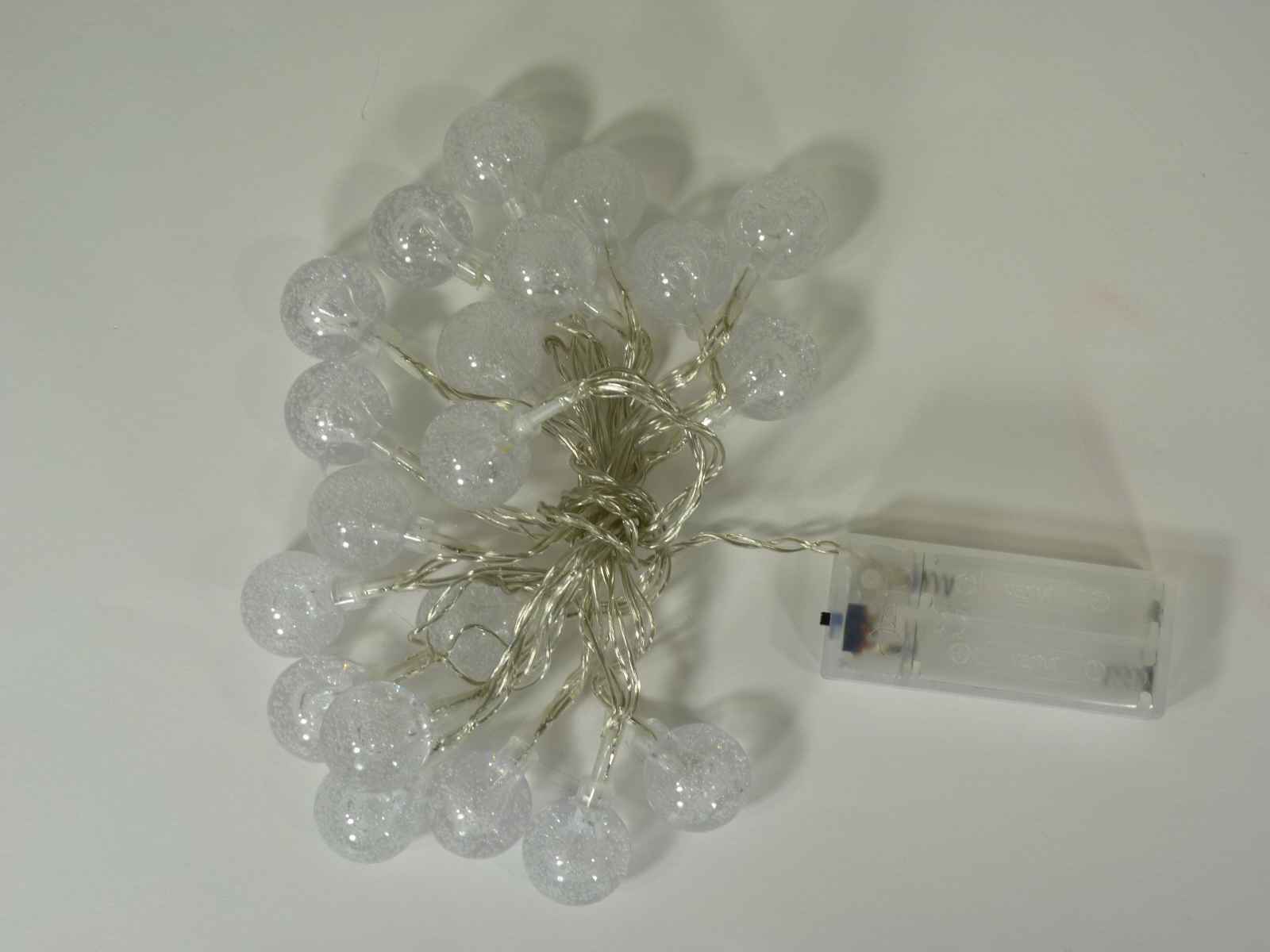 LED Lichterkette Ball 20 flammig batteriebetrieben Tisch-Fensterdekoration