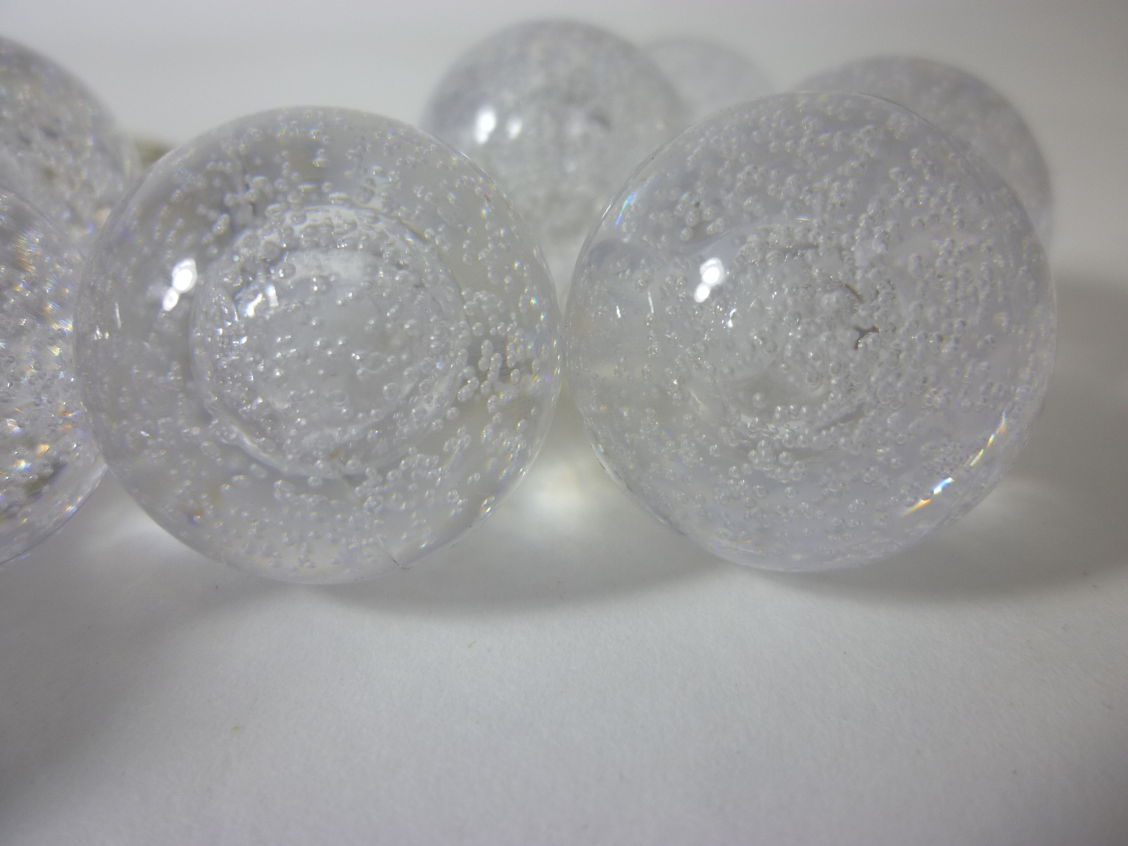 LED Lichterkette BUBBLE BALL 10flammig batteriebetrieben Weihnachtsbeleuchtung