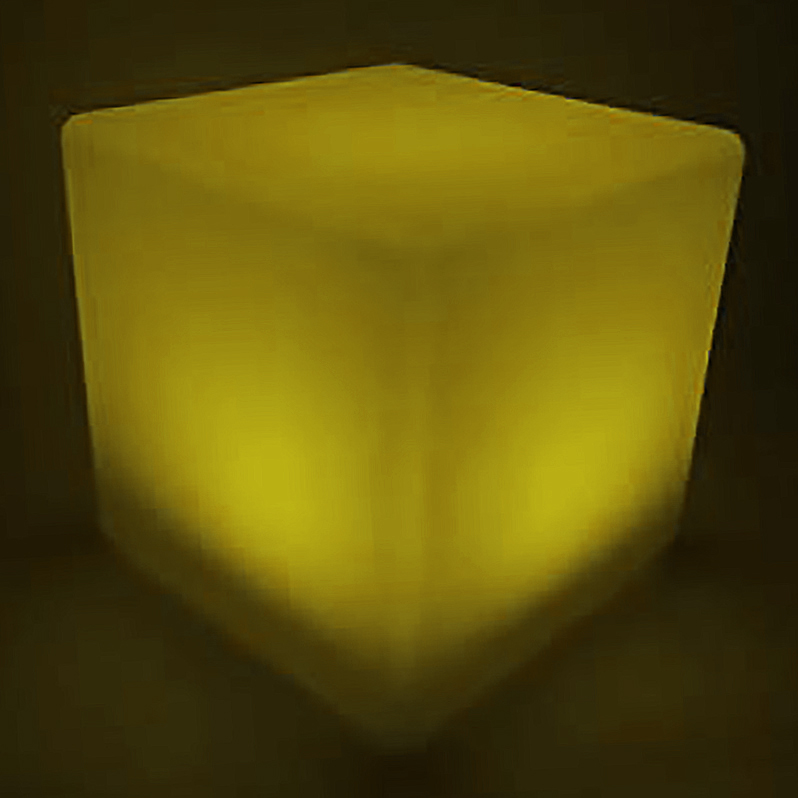 LED Solar-Leuchte MATE Würfel 40cm Dekoleuchte