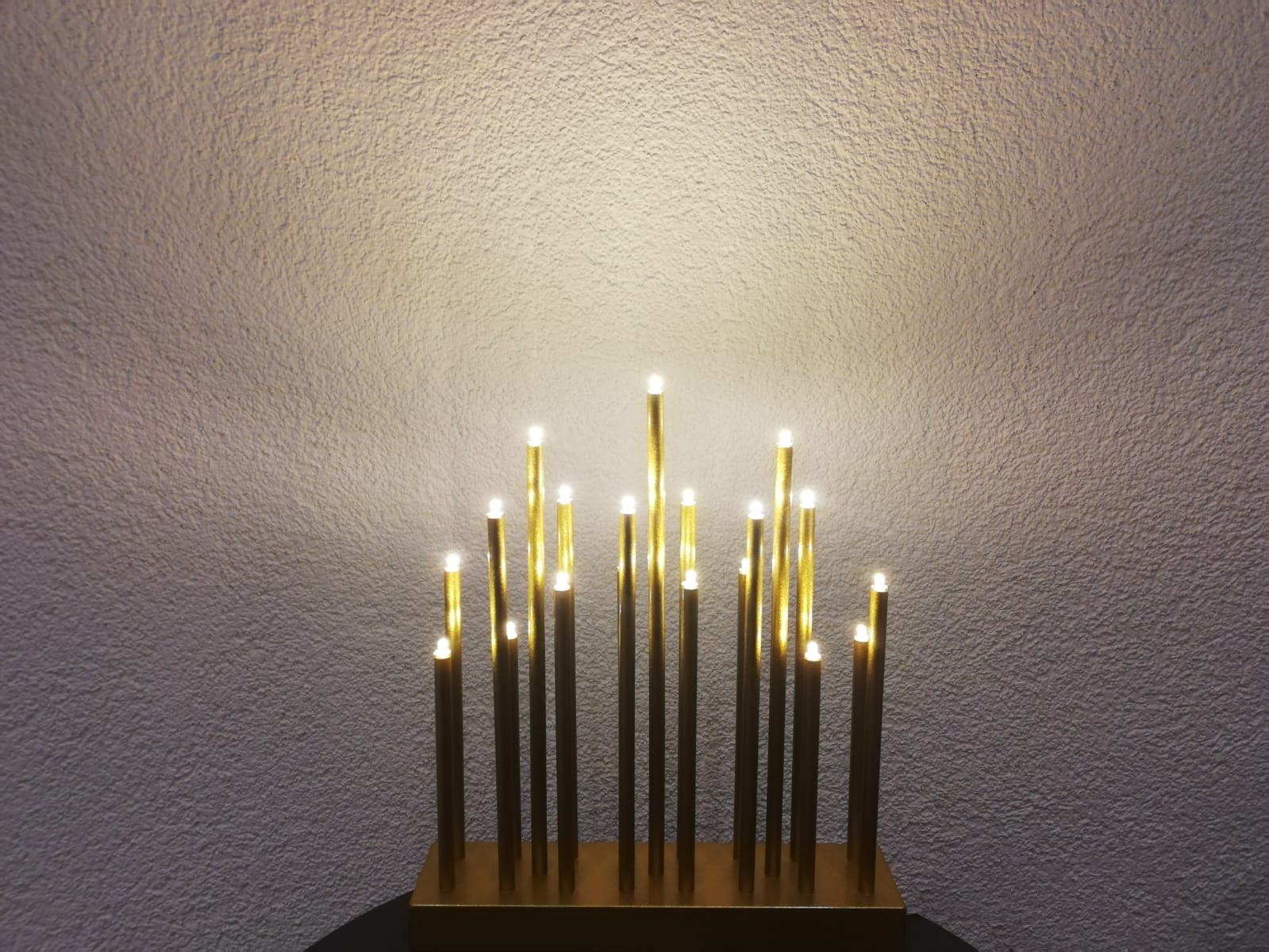 LED Stimmungsleuchte 19 flammig batteriebetrieben Dekoleuchte Fensterbeleuchtung